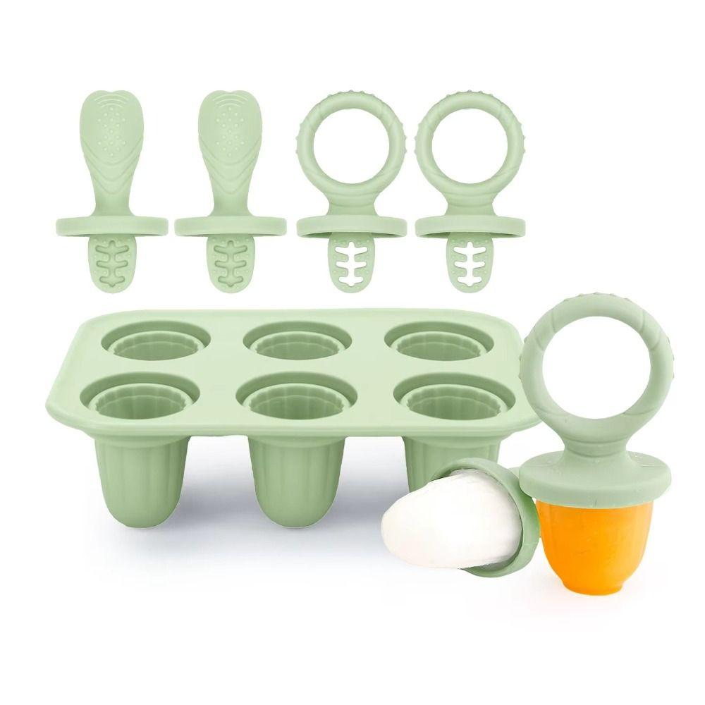 Reusable Homemade Popsicles Mold Set Food Grade Silicone DIY Homemade Ice Cream Mold