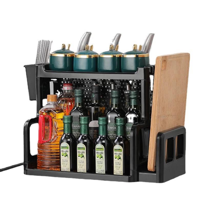 Multi-functional Kitchen Countertop Storage Rack