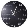 Простые европейские деревянные настенные часы с цифровым математическим дизайном - Бесшумный механизм