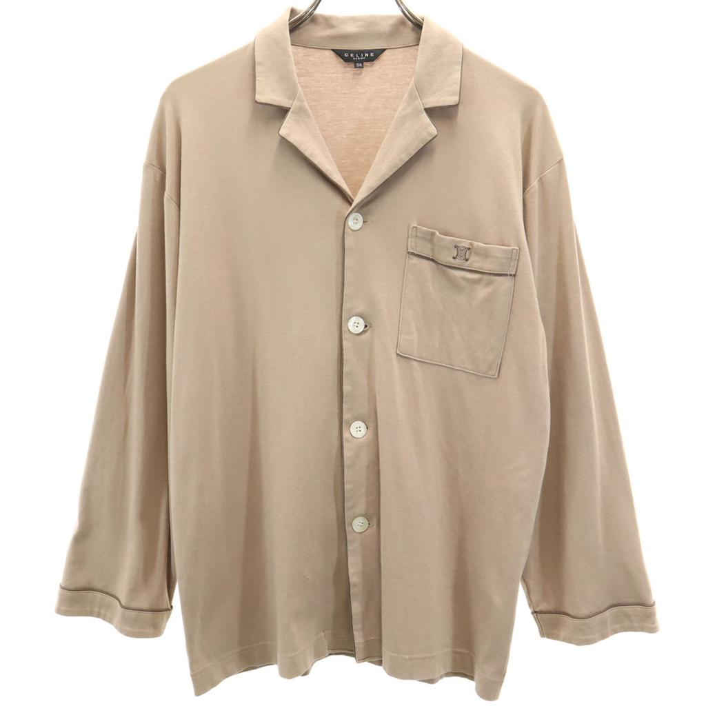 Celine Made In Japan Open Collar Long Sleeve Pajamas Open Collar Shirt SA Men's Used