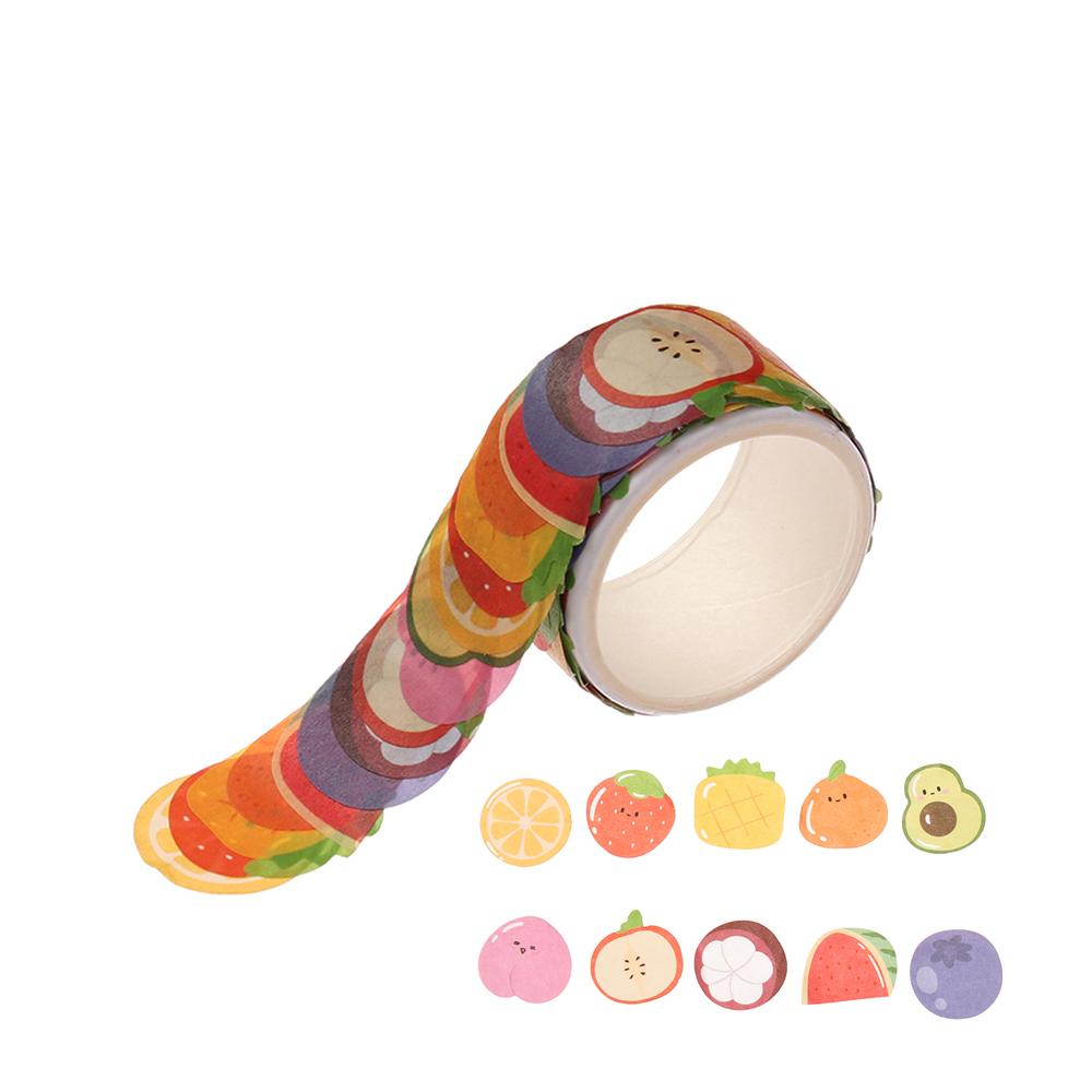 Принадлежности Декоративные кавайные канцелярские принадлежности Скрапбукинг Наклейка Липкая бумага Этикетка для дневника Васи-лента