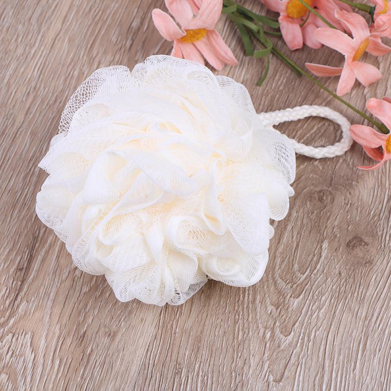 1 шт. шарик для ванны из люфы, сетка, губка, молочный душ, принадлежности для ванной, мягкий цветок