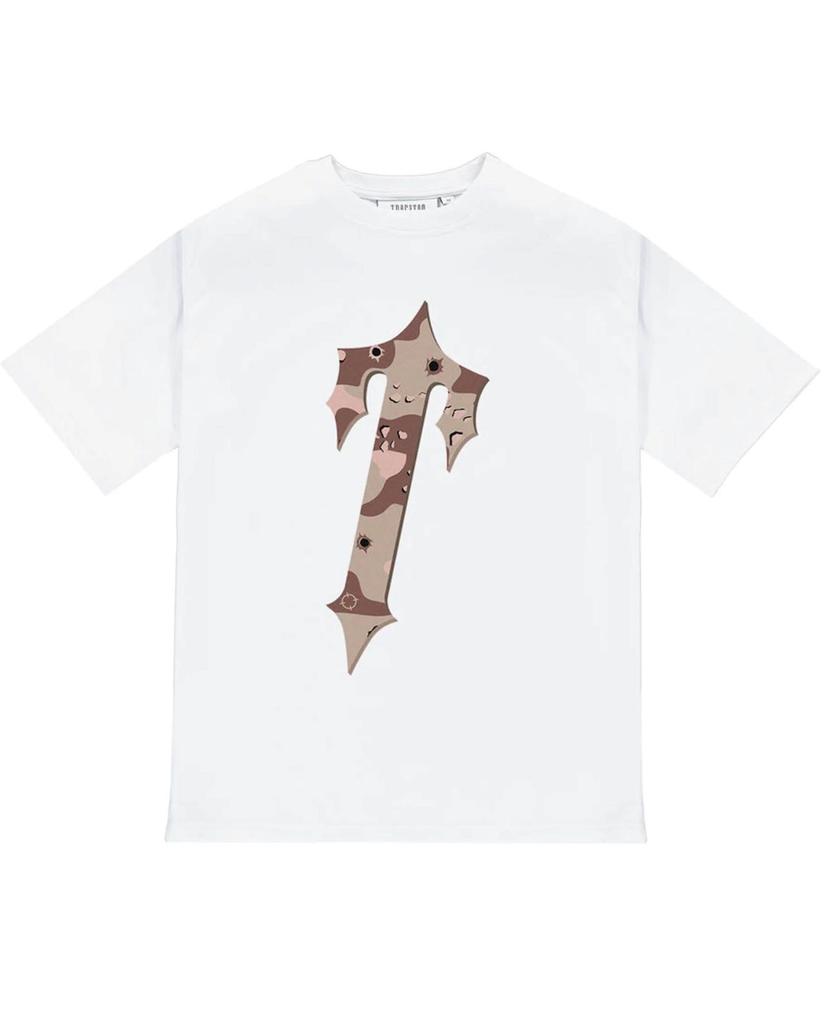 Cross-border new graffiti letter printing European and American street trendy brands loose and versatile casual men's and women's short-sleeved round