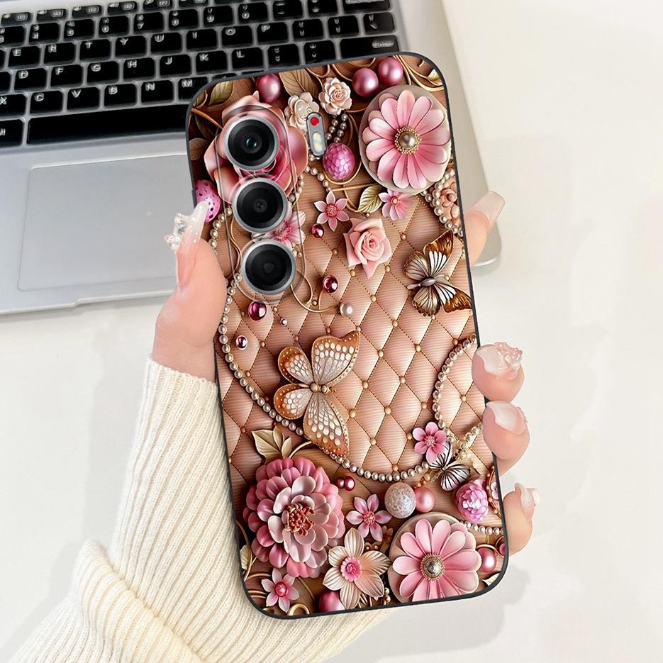 Чехол для Tecno Camon 40 Pro 5G CM7 Милый Мультяшный Чехол Мягкий ТПУ Чехол для Телефона Для Tecno Camon40 Camon 40 Pro 4G CM6 Задняя Крышка Coque