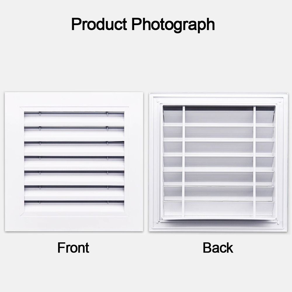 White Gable Vent Aluminum Alloy Return Air Grill New Gable Wall Shed Vent Ceiling