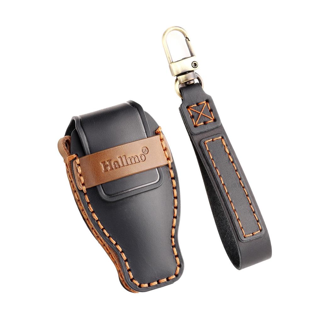 Mercedes-Benz C260L/C200L Handmade Leather Key Cover with Chain