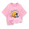 2025 New Kids Clothing Spaceman Travel Graphic Summer T-Shirt Boy And Girl  Fashion Tops Teen Boys Loose Short Sleeve Tee