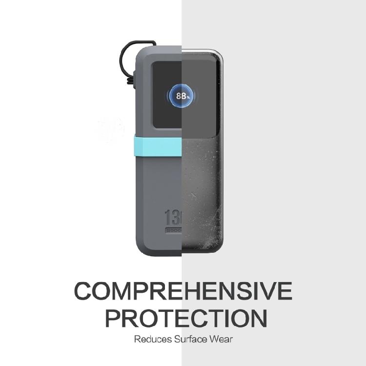 Противоударный силиконовый чехол для 130 Вт/100 Вт 20000 мАч Power Bank, органайзеры для кабелей быстрой зарядки, чехол для хранения, силиконовая защита