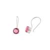 Pink Tourmaline Gemstone 925 Sterling Silver Jewelry Handcrafted Earrings 0.92" EE-174-6