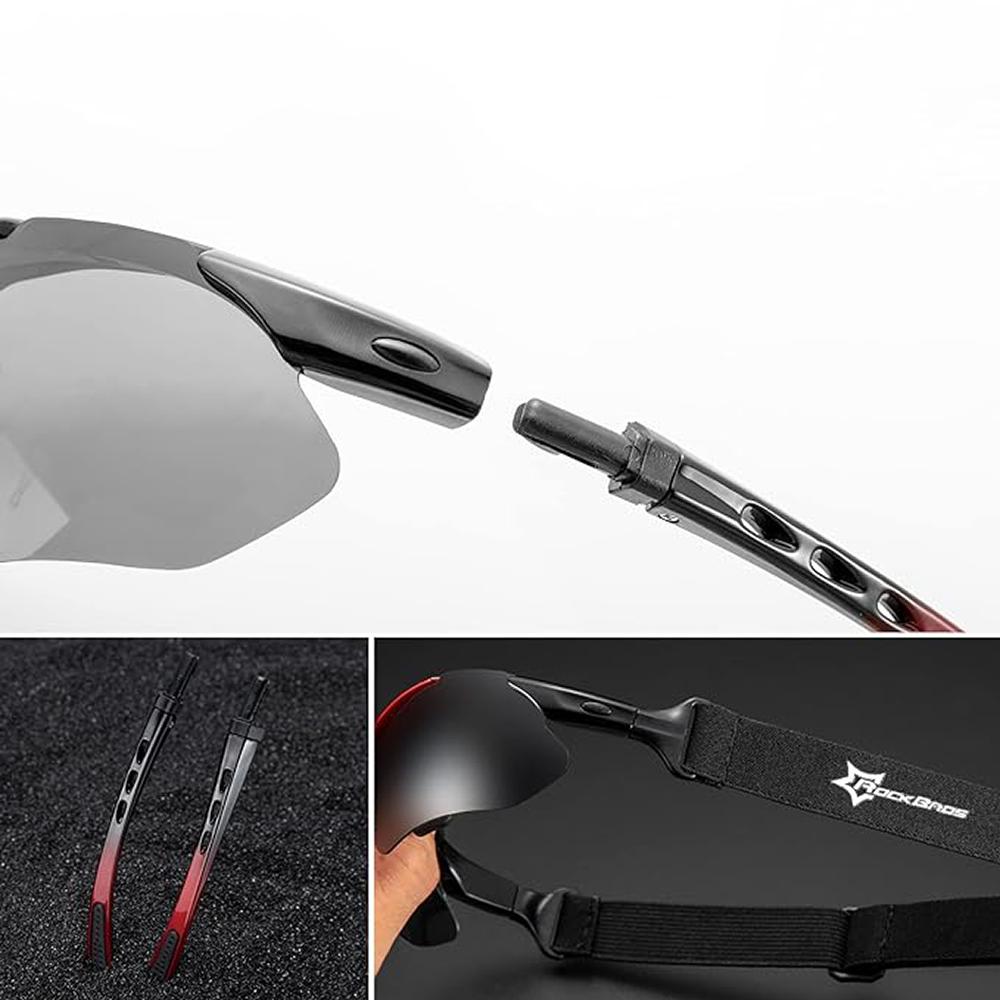 Polarized cycling glasses with UV 400 filter, blue