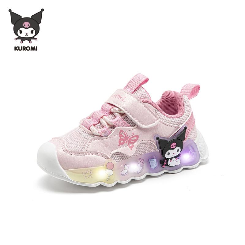 Светящиеся кроссовки для девочек Hello Kitty & Kuromi - Тренд осени 2025