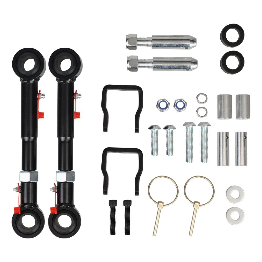 Adjustable Front Sway Bar Links Quicker Disconnects Fit For Wrangler 1998-2006 TJ Cherokee 1984-2001 XJ With 2.5" - 6" Lifts