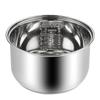 304 Stainless Steel Rice Cooker Inner Bowl For (5.5cups) Multi-Cooker Replacement Inner Po