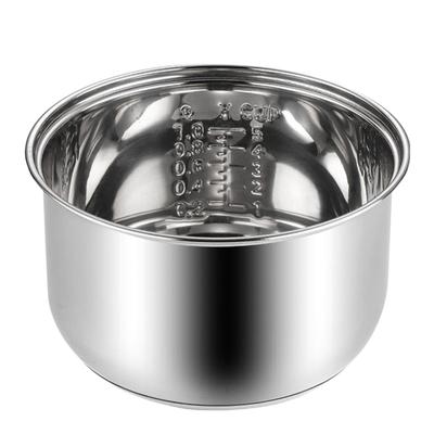 Внутренняя чаша рисоварки из нержавеющей стали 304 для (5.5чашек) Сменный внутренний контейнер для мультиварки