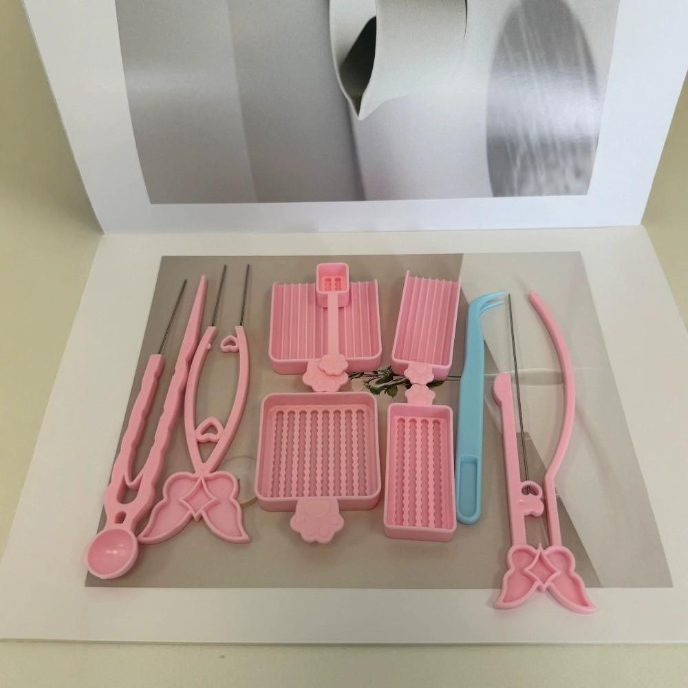 Creative Fuse Beads Spoon Pen Tray Kits Efficient Padding Bean Pen Puzzles Pixel Art
