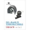PQY - Turbo Heat Shield Turbocharger Blanket Cover For T2 T25 T28 GT28 GT30 GT35 For Most T3 Turbine Housing Turbo Charger