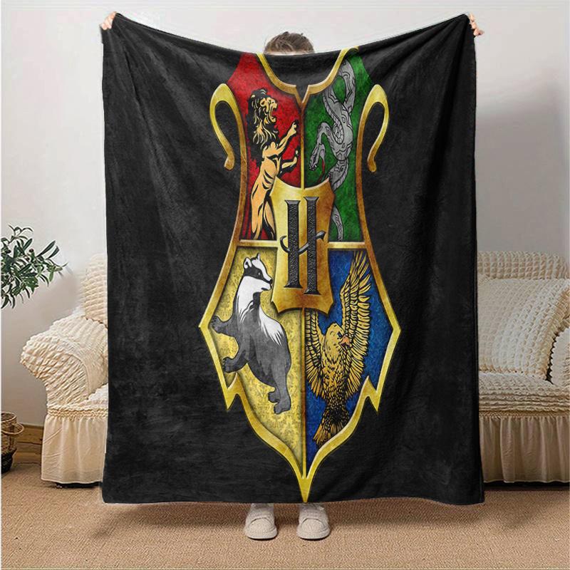 Hogwarts House Crests Wallpapers for iPhone & AndroidPrint Blanket, Soft Blanket For Sofa Office Bed And Travelling Daughter Birthday Gift e