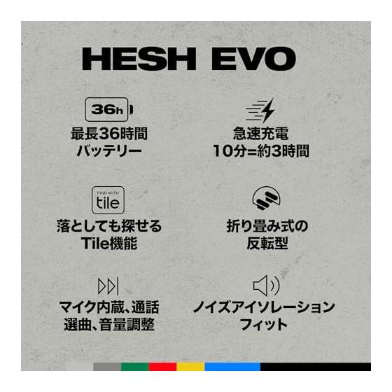 [Официальный магазин Skull Candy] Беспроводные наушники HESH EVO [С оригинальной наклейкой] (КОСТЬ БЕЛАЯ)