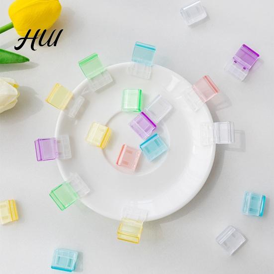 Push Clip Folder 10Pcs Mini Transparent with Office Organizer for Document Organizing Documents Test Papers Receipts School Storage Supplies Color
