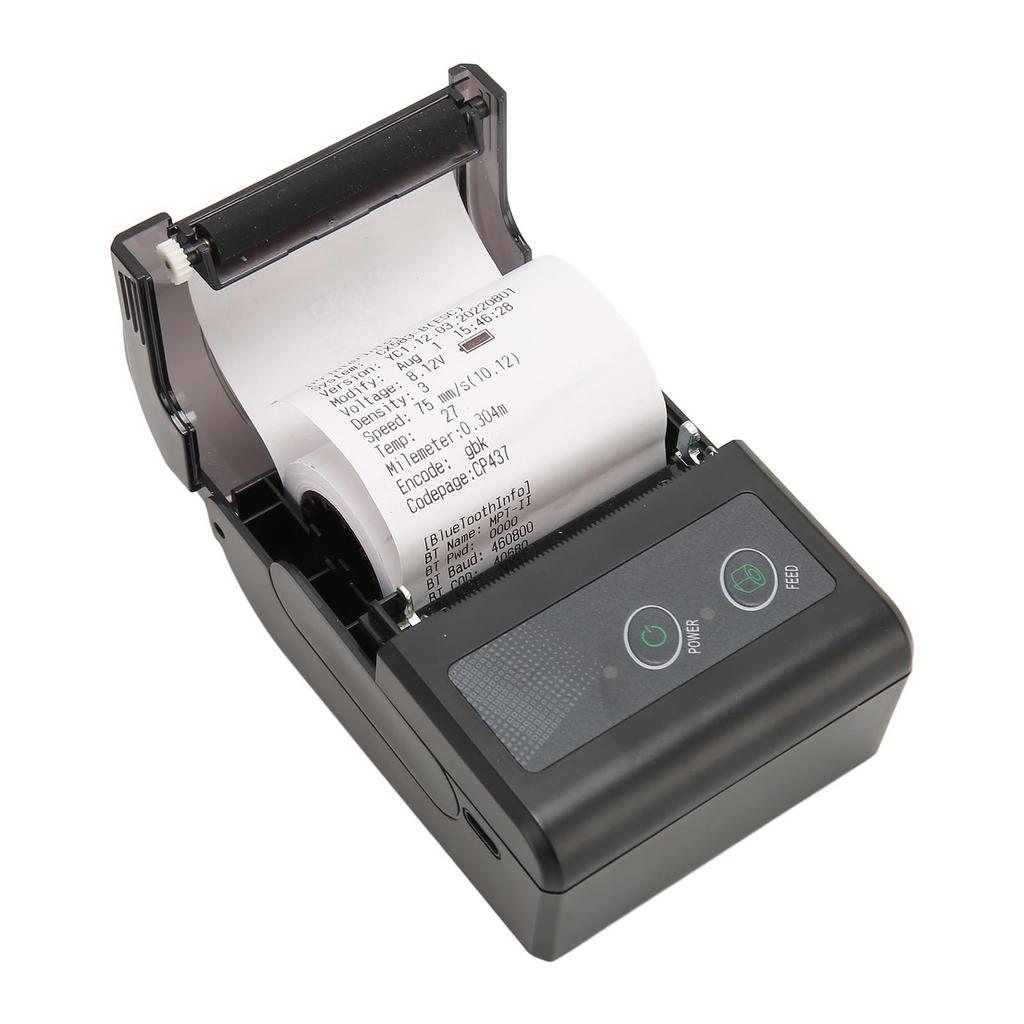 Bluetooth Receipt Printer Multipurpose Handheld Portable 58mm Mini Thermal POS Printer