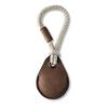 Чехол Crazy Horse Craft Brand AirTag из натуральной кожи, защитный чехол AirTag Wood Brown AT-WB