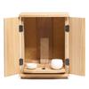 KIRIGEN Buddhist Altar, Mini Altar, Small, Compact, Modern, Furniture-Style Buddhist Altar Accessories, Memorial Box, Natural