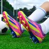 New Men Soccer Shoes Cleats Outdoor Sport Training Breathable Football Boots Long Spikes FG Boys Non Slip Match Comfortable