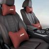 For Jeep Car Seat Neck Pillow Leather Headrest Lumbar Waist Support For Jeep Grand Cherokee Wrangler JK Gladiator Compass Ren