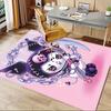 Office Rug Gothic Kawaii, Skull Cute Anti-Slip Rug, Machine Washable for Living Room, Bedroom, Office, Multiple Sizes, Bedroom Mat, Decorative Mat, Du