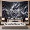 Custom Name Text Tapestry Scorpions Personalized Polyester Wall Tapestry For Bedroom And Room