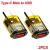 OTG USB C Female To USB A Male Adapter Converter High Speed Transfer for IPhone 16 15 IPad Tablet for Samsung Galaxy Android