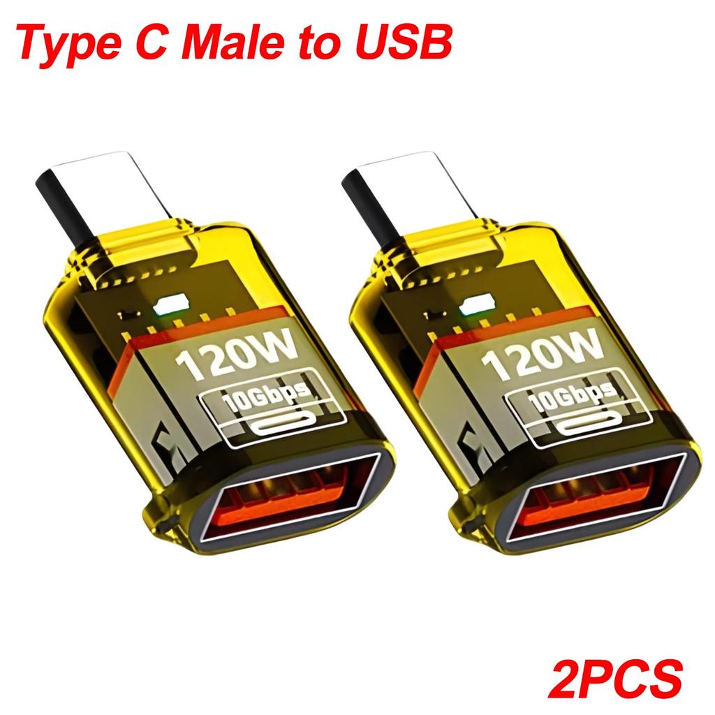 OTG USB C Female To USB A Male Adapter Converter High Speed Transfer for IPhone 16 15 IPad Tablet for Samsung Galaxy Android