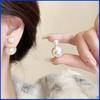 Hypoallergenic Pearl Stud Earrings Female Simple Personality Versatile Temperament Earrings Earrings