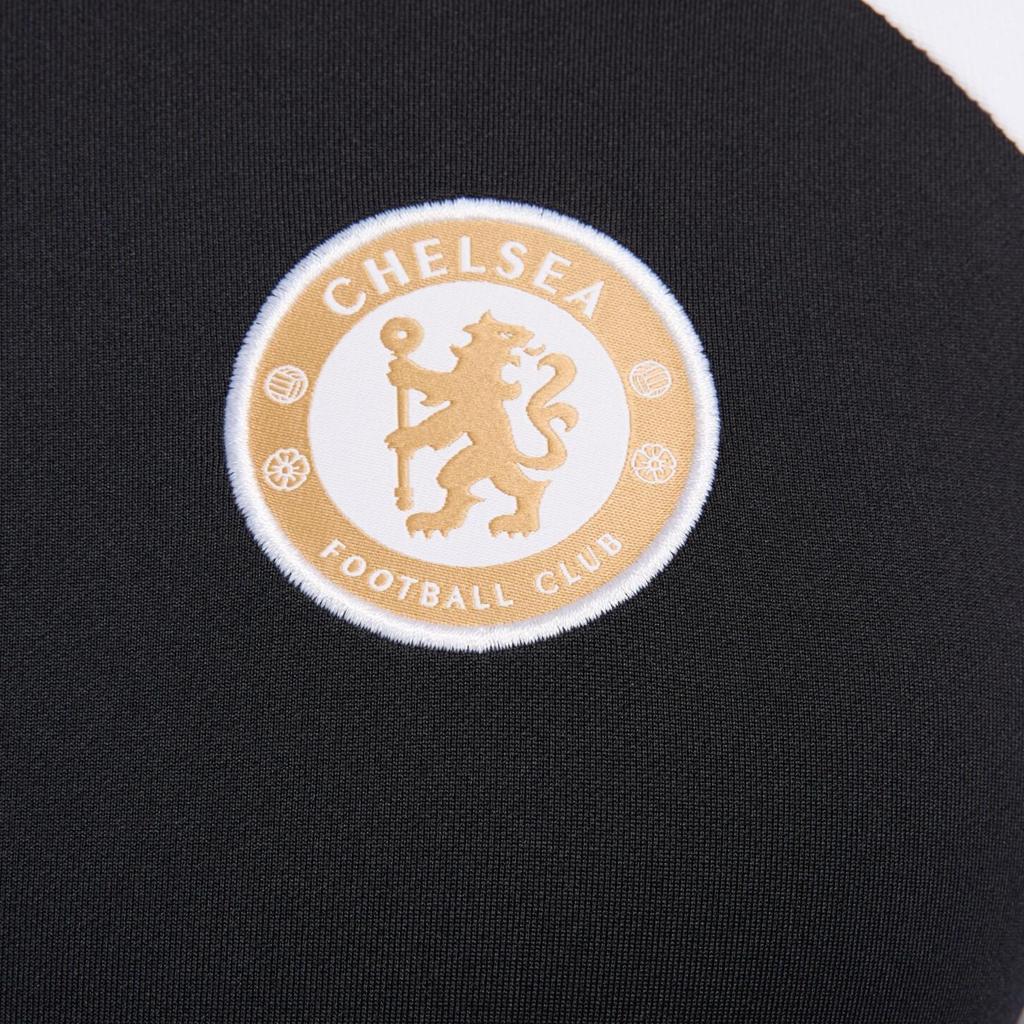 Nike Chelsea F.C. Strike Color Block Long Sleeve Training Jersey Men Jersey Black DX3100-429