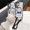 Jiyikawa подходит для чехла для мобильного телефона Samsung s25ultra s24plus магнитная защелка s23ultra мультяшный s22 противоударный.
