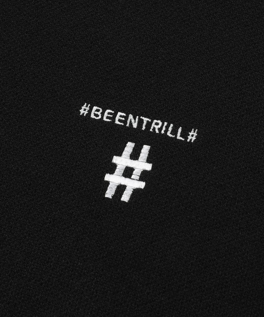BEENTRILL Технический стандарт Шерстяной Удобная посадка Вязаный (черный)