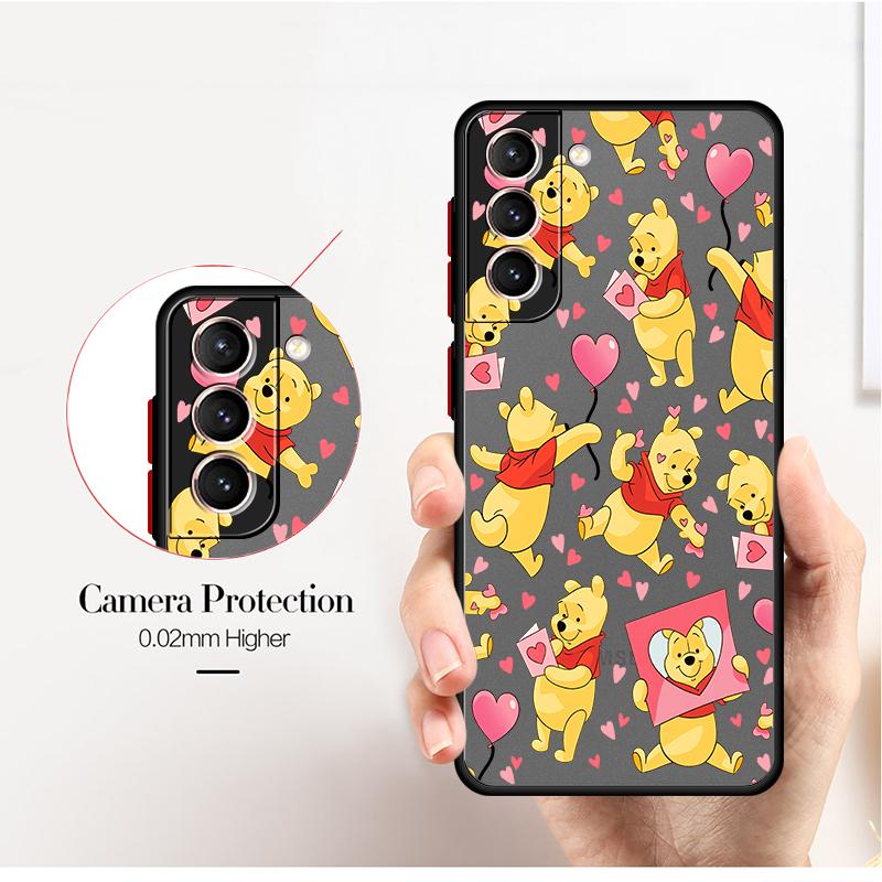 Чехол Винни-Пух для Samsung Galaxy S26 S24 Plus S22 S23 FE S25 Ultra S21 S20 Note 20 10+ Чехол для телефона Funda