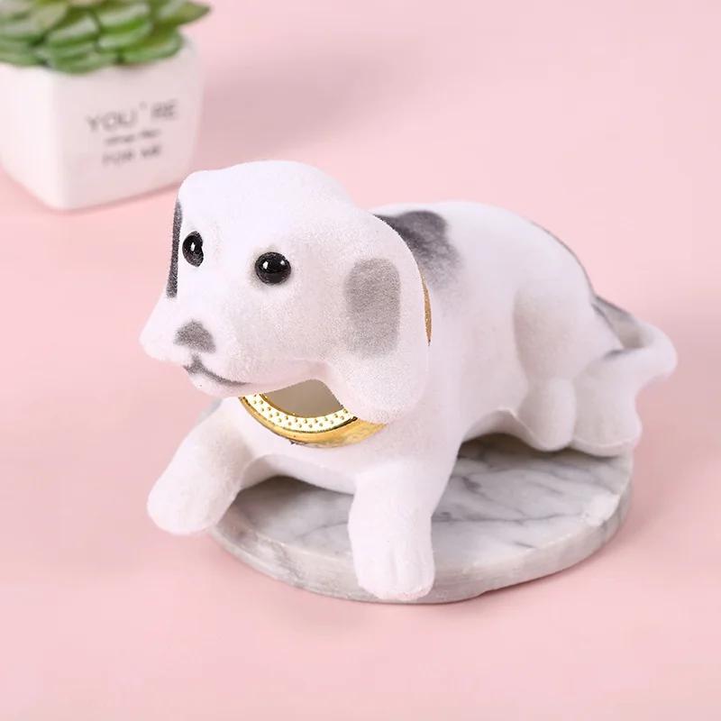 Car Shake Head Dog Ornaments Cute Nodding Decoration Gift For Car Interior Home Room Auto Accessories