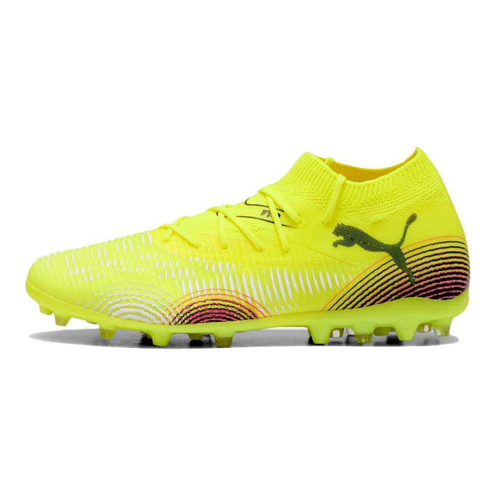 Puma Future 8 Match Удобные Универсальные Прочные Футбольные Бутсы Унисекс кроссовки Желтые 108368-03