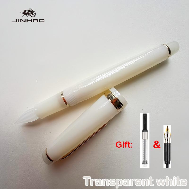 JINHAO 82 Стеклянные перья для каллиграфии с пером для авторучки, конвертеры для чернил, канцелярские товары, школьные принадлежности