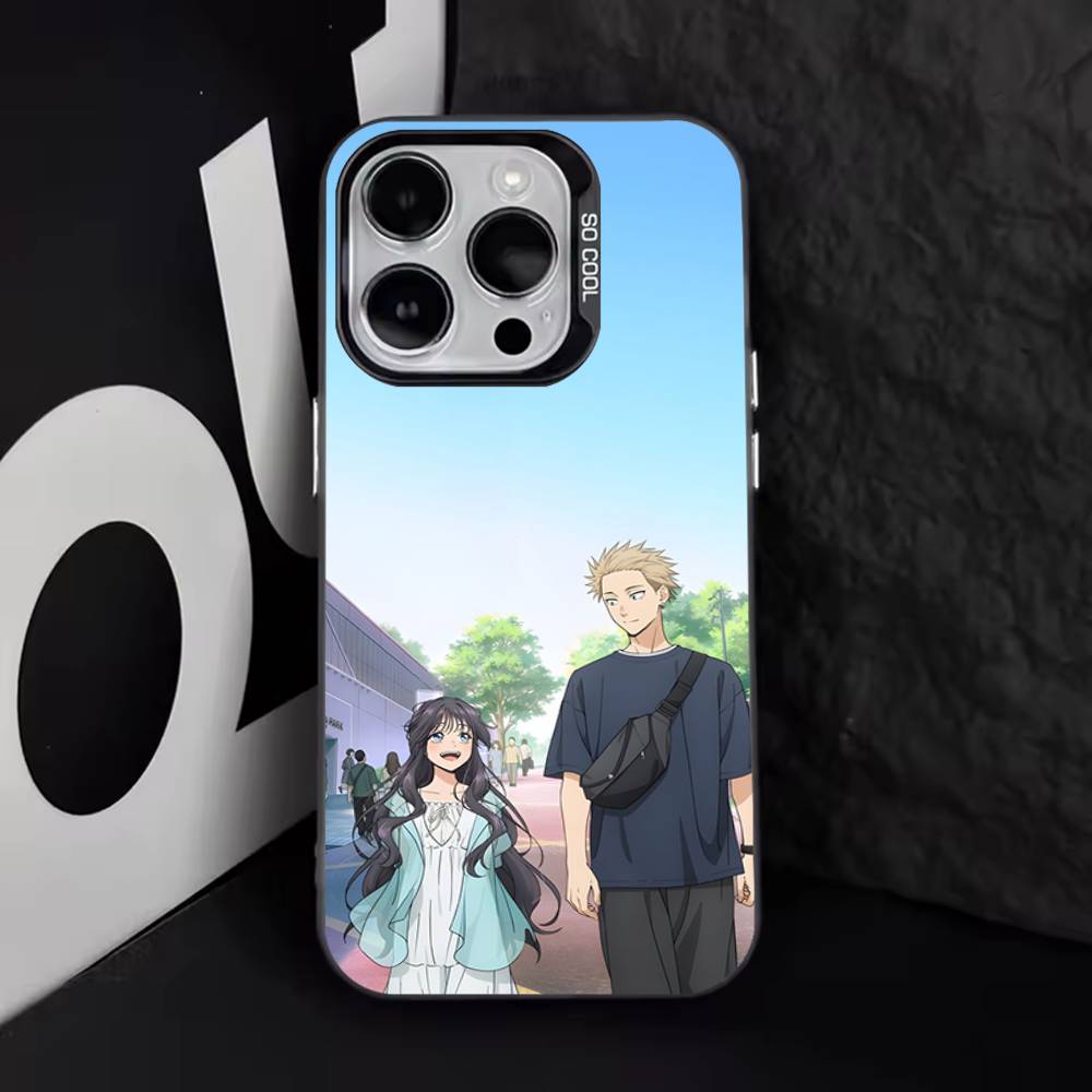 Милый K-Kaoruko-Waguri Чехол для телефона Для iPhone 17,16,15,14,13,12,11,Pro,XS,Max,Plus,Mini,SE4,E IMD Матовый черный