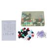 Chemistry Molecular Model Kit Colorful PP Balls H C O N Cl Br Molecular Structure Model for School