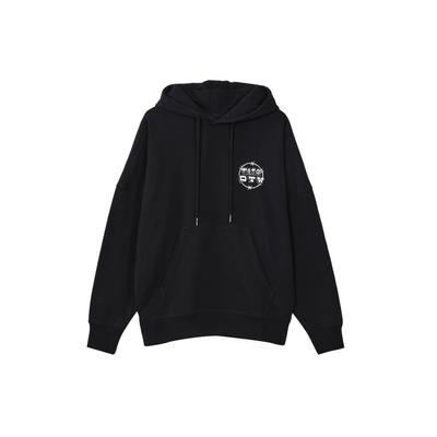 Vans Графический принт пуловер с капюшоном мужские толстовки черные VN0A5H7TBLK