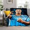 Haaland Portable Blanket/Soft Blanket Bedding Blanket Suitable for Travel Camping Living Rooms Offices Sofas Fan Gifts