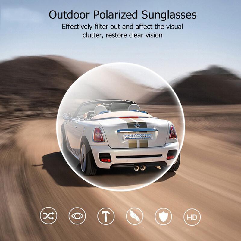 Мужские поляризационные солнцезащитные очки UV400 в ретро-круглой оправе, женские солнцезащитные очки с поляризационными линзами