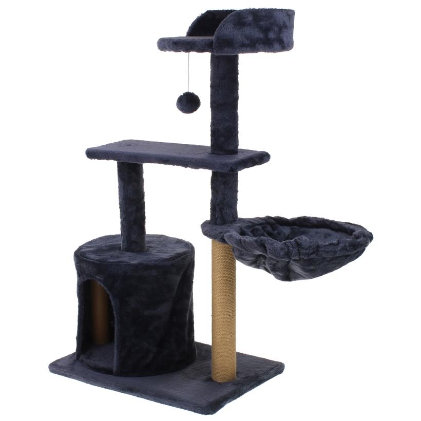 Cat Scratcher Tree House Bed Sisal Post Hammock Toy Large