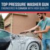 High pressure cleaning short gun