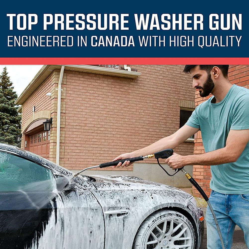 High pressure cleaning short gun