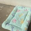 1pc Cozy & Cute Animal-Themed Pet Mat - Soft, Warm Polyester Sleeping Pad for Dogs, Cats, Rabbits - Winter Comfort with Playful Bones, Paw Prints