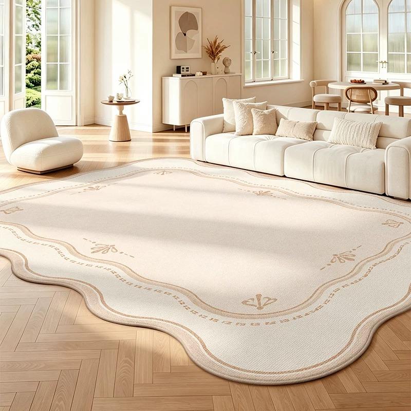 Living Room Carpet Stain-resistant Wear-resistant Floor Mat Minimalist Geometric Irregular Rug Large Size Home Decoration Rugs